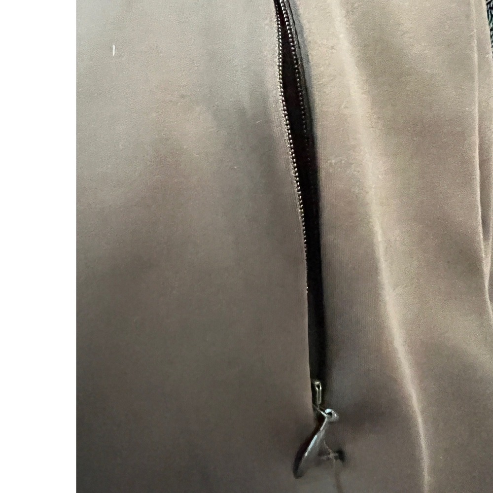 Adidas Women Wide Leg Pant Brown High Rise Athleisure Trousers KF0794 XL NEW - Picture 3 of 3